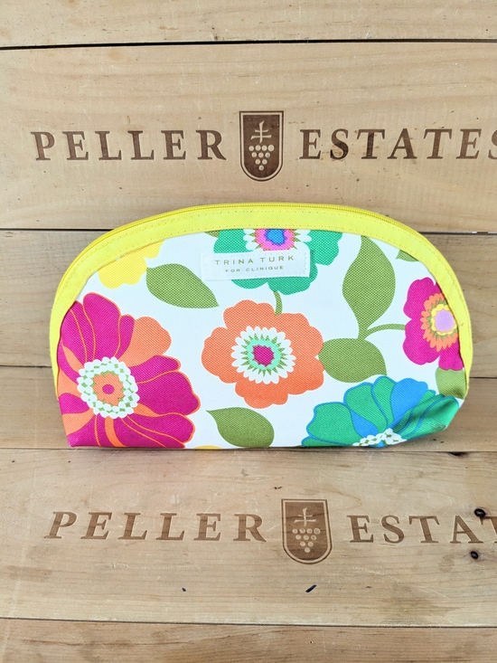 Trina Turk Handbags - Trina Turk Floral Cosmetic Pouch - Orange, Green, Yellow, Pink